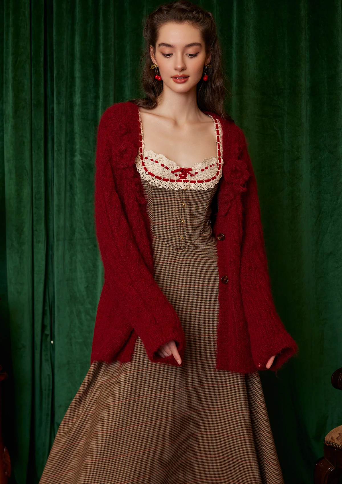 Semi-sweet Chiffon Knit Cardigan - Ascmtools